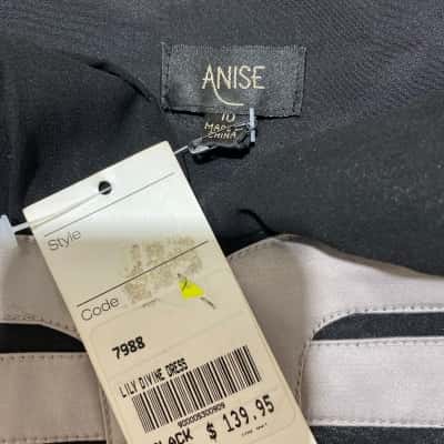 Anise  Womens  Party Dress Black  RRP $139.95