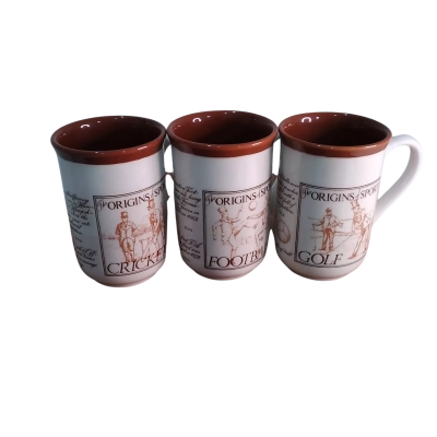 Vintage Origins of Sport Mug Collection - Golf, Football, Cricket