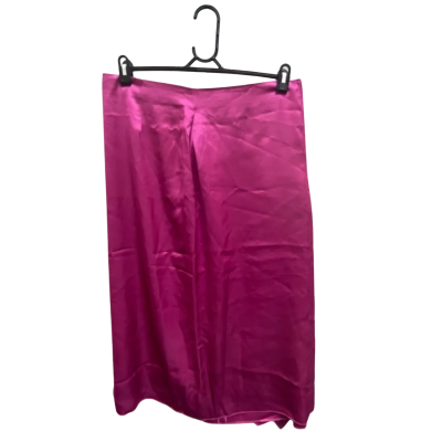 Sportscraft Womens  Size 14 sateen Ruffle Skirt Pink  