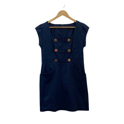 Ben Sherman Womens  Size M Sleeveless Dress  Navy Blue 