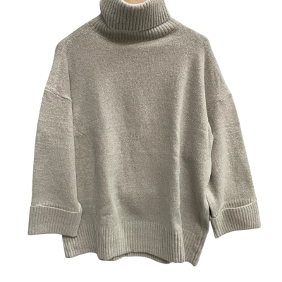 Lost in Lunar Womens  Size 14 Roll Neck Jumper Grey 