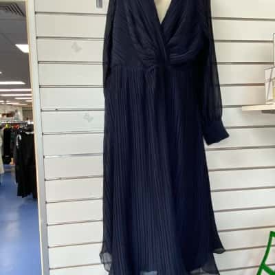 Forever New Curve Navy Blue  MIDI Dress Size 20 