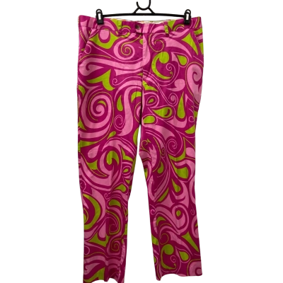  Loudmouth Mens  Size 38 Straight Leg Pants Multicoloured 