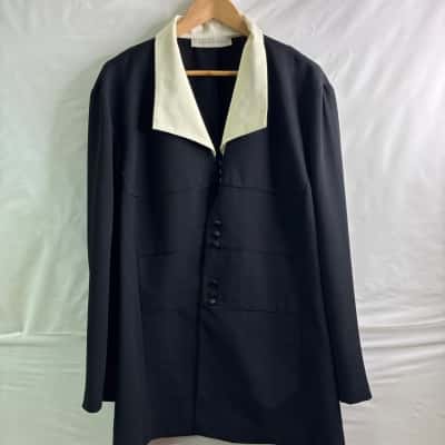 Crossroads Womens  Size 24 Button-down Cardigan Black  