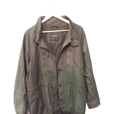 Superdry Mens  Size XXL Winter Jacket Khaki 