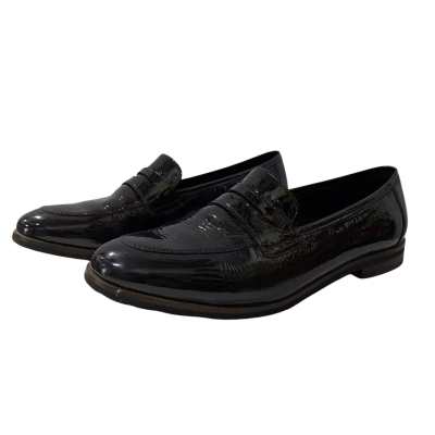 Sioux Womens Size 7.5 Black Loafers 
