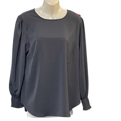 Career by Gloweave Womens Size 12 Long Sleeve Top Grey