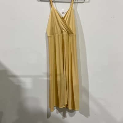 Sacha Drake Womens Dress Yellow Size 14