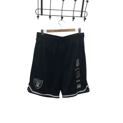 Factorie Las Vegas Raiders Mens NFL Basketball  Size M Shorts Black BNWT$59 