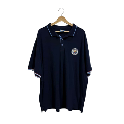 Manchester City Navy Polo Top Size XXXXL
