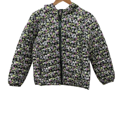 M&S Kids Size 11 Puffer Jacket Floral 