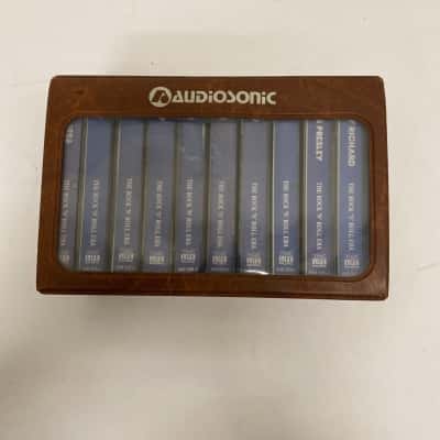 AUDiOsonic Case With 10 CASSETTE TAPE:THE ROCK ‘N’ ROLL ERA 