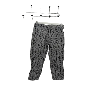 Scanlan Theodore Womens  Size 8 Straight Leg Pants Floral / Navy Blue 