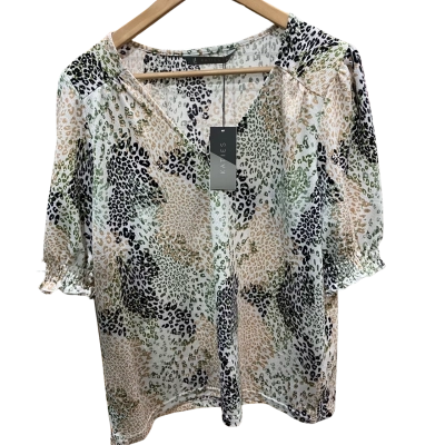 Katies Womens  Size L Short Sleeve Top Multicoloured / Pattern 