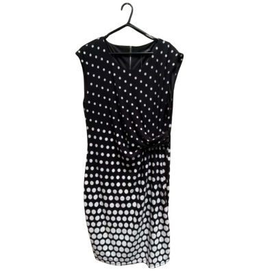 Liz Jordan Womens  Size 14 Black  / Polka Dot / White 