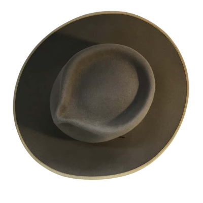  Statesman Hats Pure Rabbit  Fur Felt Hat Size 57