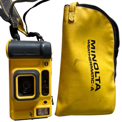 Minolta weathermatic-a dual 35 af 35mm film camera