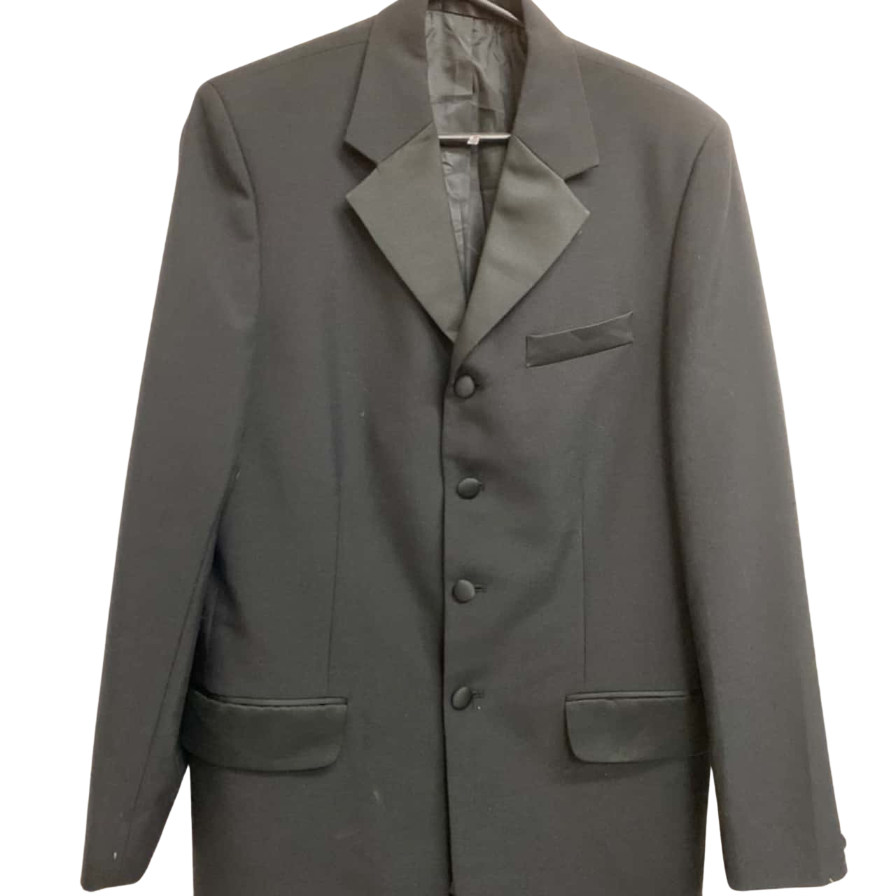 Mens Black jacket silk pockets