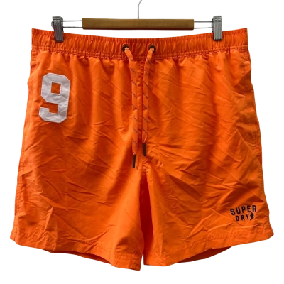 Superdry Mens Size XL Orange Board Shorts 
