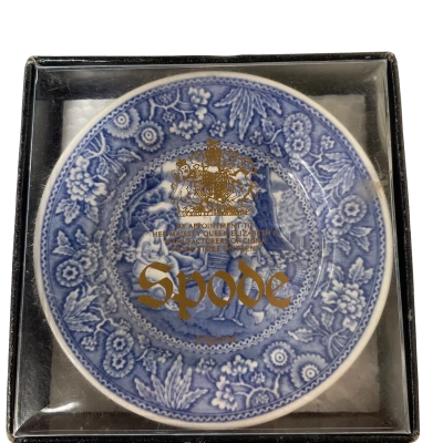 Spode 3 inch Mini Plates Ornamental New In Boxes