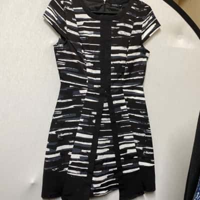 Tokito Womens  Size 10 Black  / White Dress