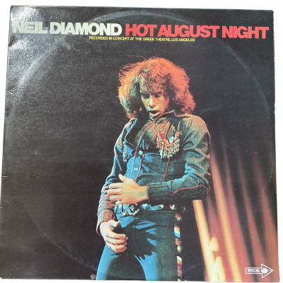 Neil Diamond “Hot August Night” Vintage Double Live 12” Gatefold Sleeve Vinyl LP Original 1972 Australian Pressing.