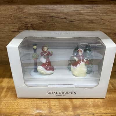 Royal Doulton Winters Day / Christmas Night Figurines 