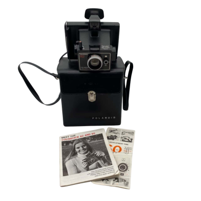 Vintage Polaroid Colorpack 82 Land Camers with Case
