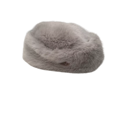 Womens Ted Baker One Size Faux Fur Hat Grey 