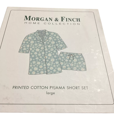 Morgan and Finch Womens  Size L Pyjamas Blue / White 