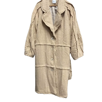 AJE Womens  Size 14 Trench Coat Brown 