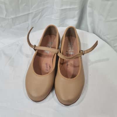 BLOCH Kids Tap Shoes Size 11.5 Beige 