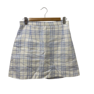Bec & Bridge Womens  Size 10 Mini Skirt Blue / White 