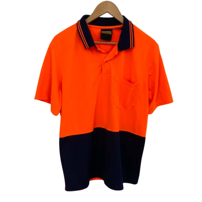 BlackSmith Mens  Size XL High Vis Top Navy Blue / Orange 
