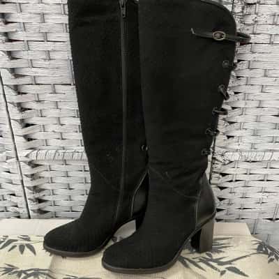 Vera Cuoio  Womens  Size 35 Boots Black  