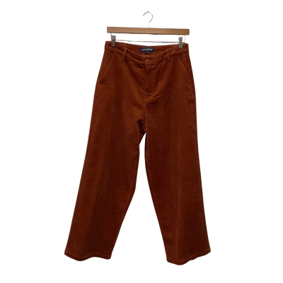 Princess Highway Womens  Size 12 Corduroy Wide Leg /Loose Pants Brown 