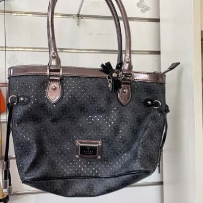 Guess Womens Shoulder Bag Grey 