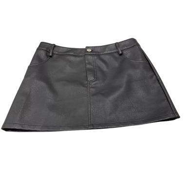Luck & Trouble Tegan Mid Rise PU Mini Skirt Size 10