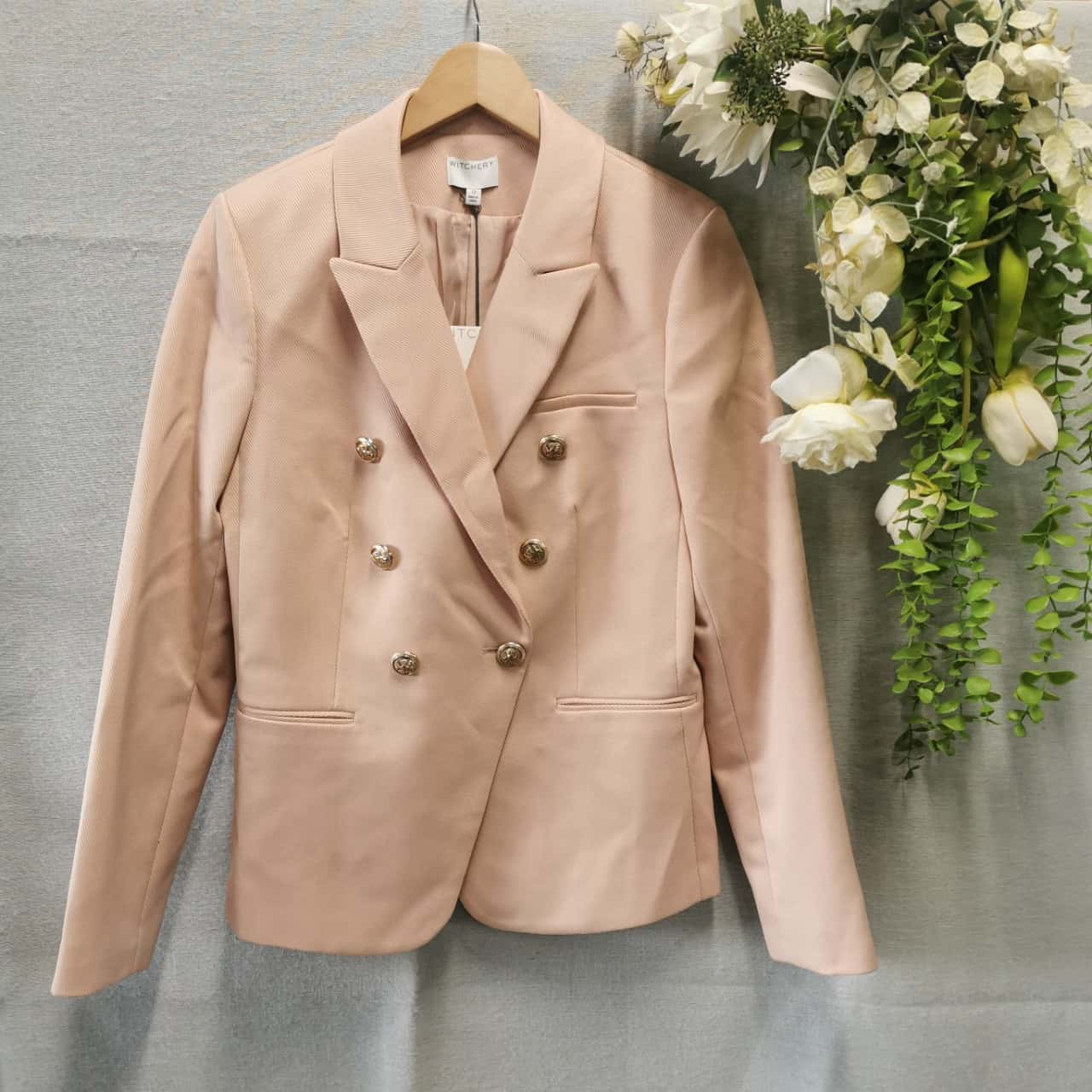 witchery pink blazer