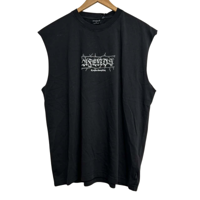 BNWT Afends Mens Size S Black Singlet 