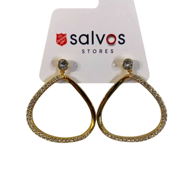 Swarovski Womens Gold-tone Crystal earrings