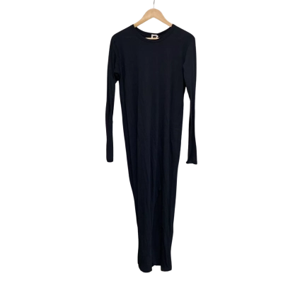 Bassike Womens  Size XS Maxi Dress Black RRP $220