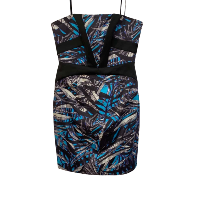 Portmans Womens  Size 12 Cocktail Dress Black  / Blue / Grey / Purple 