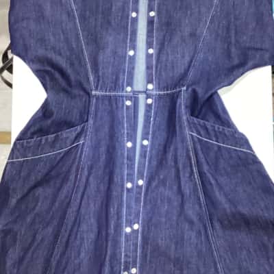 Sass & Bide Denim Short Sleeve full length Dress size 42