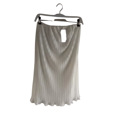  Womens Charcoal Size 14 Cream Skirt 