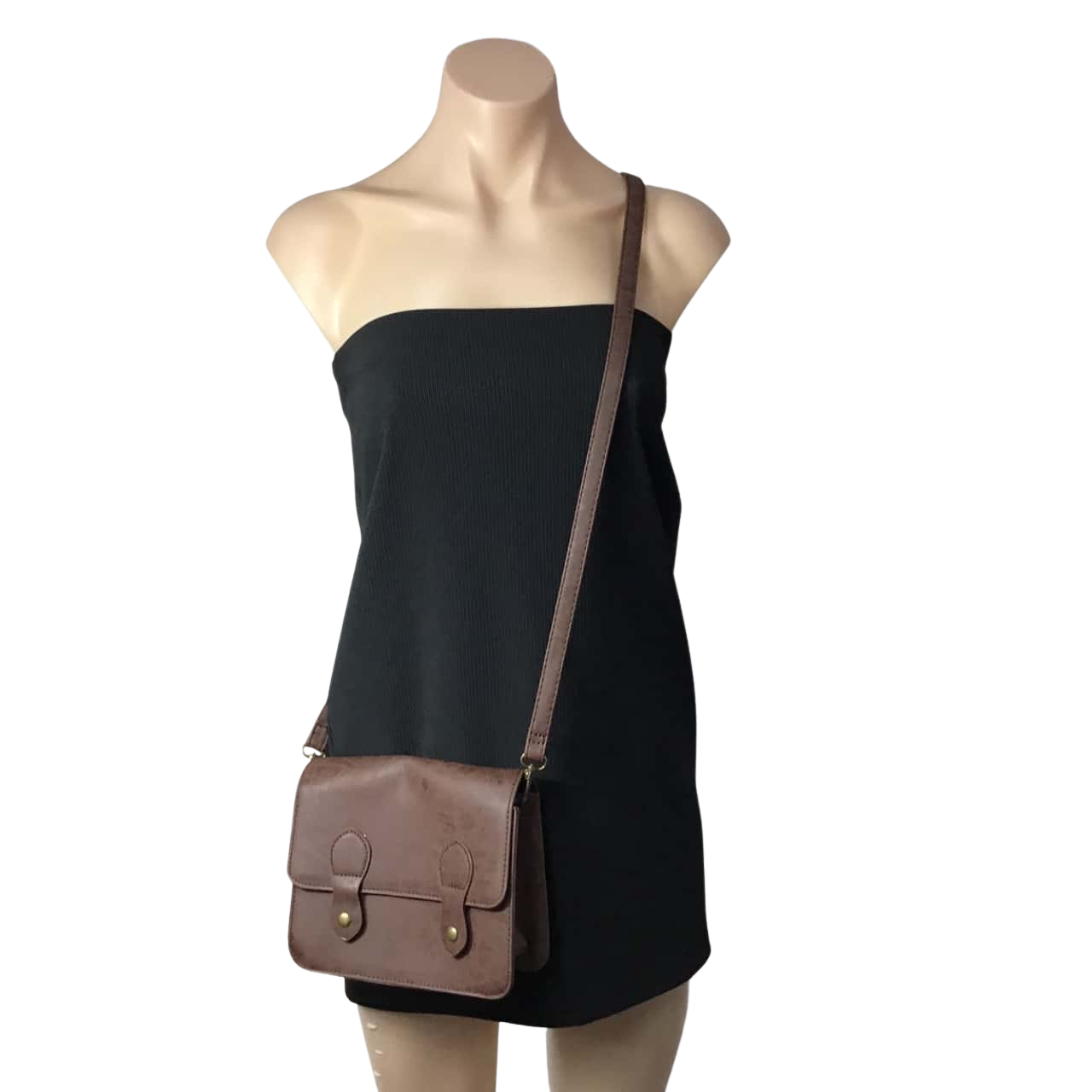 Typo Womens Brown Cross Body Bag