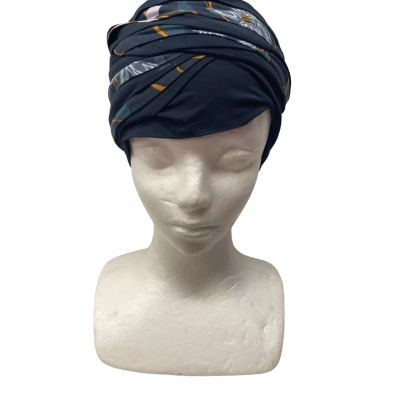  Womens Navy Blue head wear 