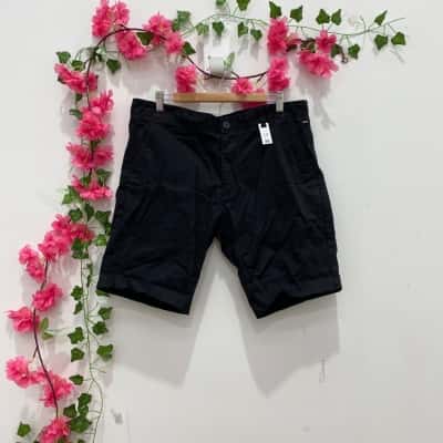 Industrie Mens Casual Short Size 36 Black  