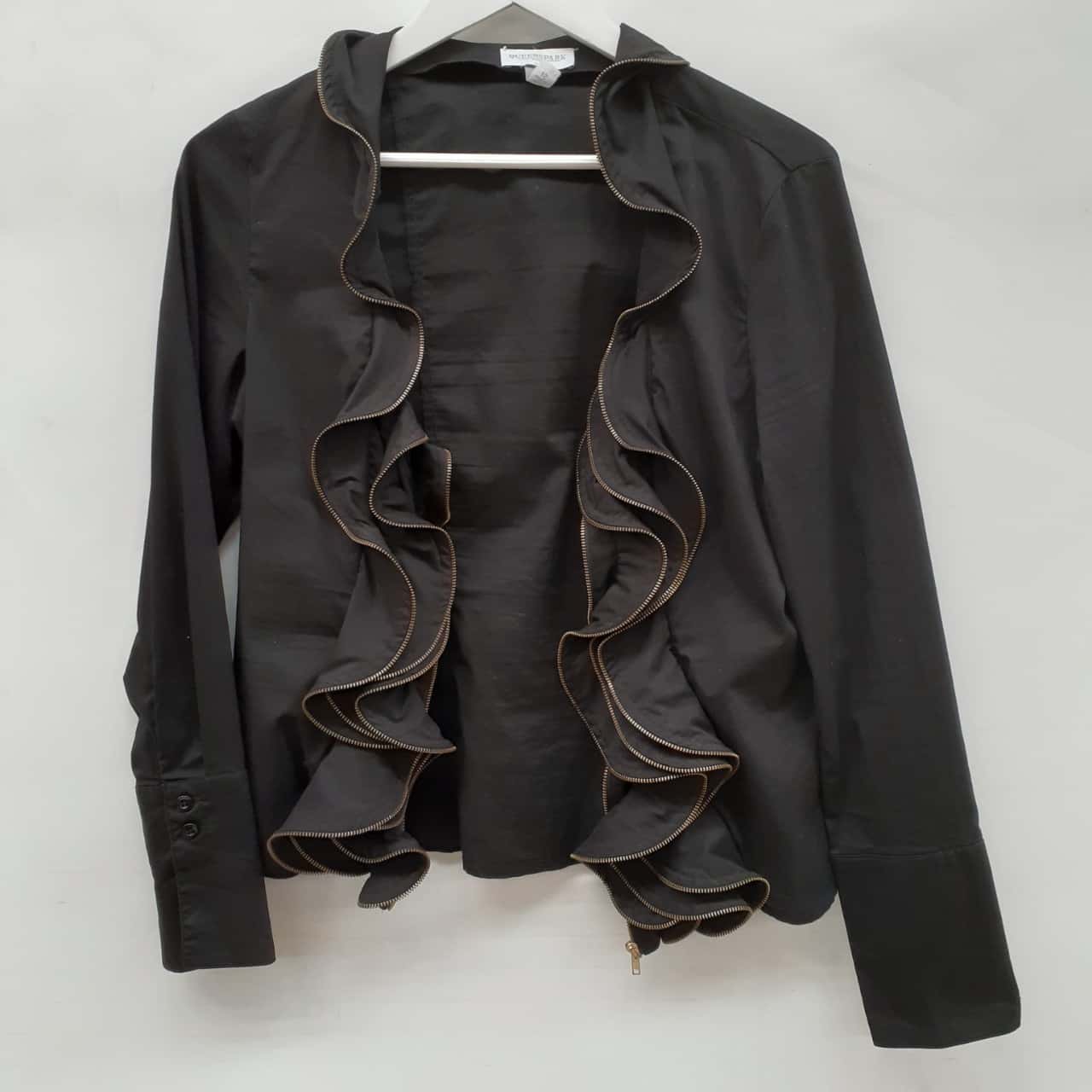 Queenspark Womens Jacket Size 12 Black