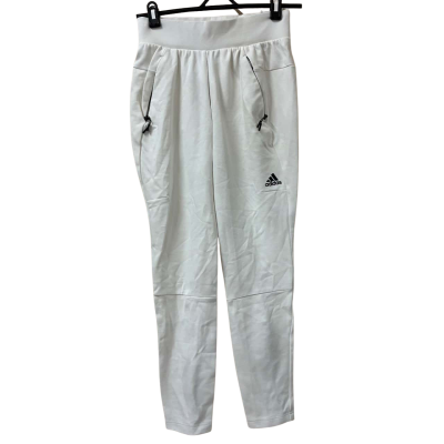 Adidas Unisex  Size XS Track Pants White/Black